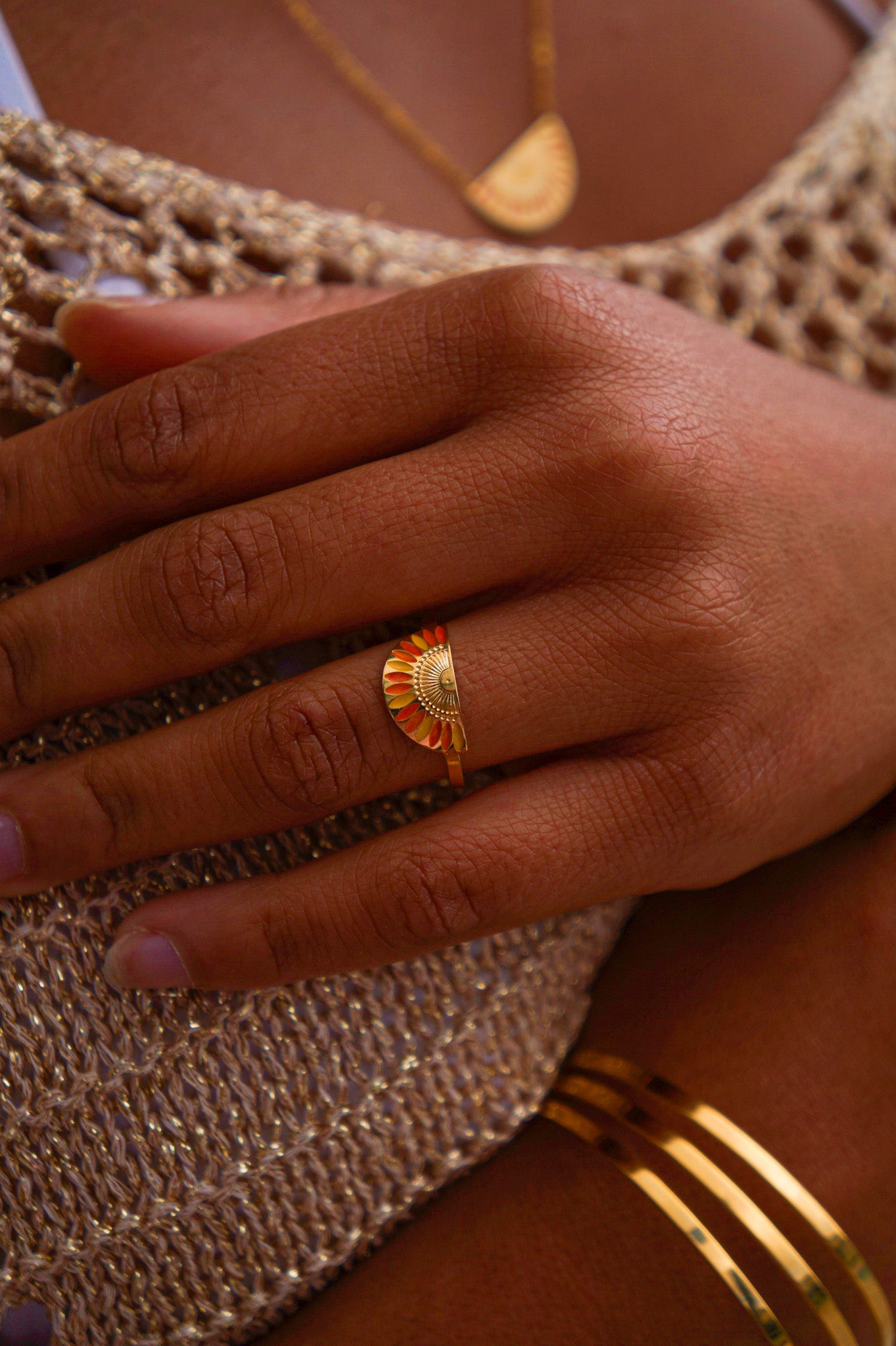 Bague Camélia